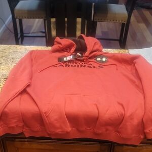 Arizona Cardinals Red Hoodie Mens Red New W Tags 3xl
